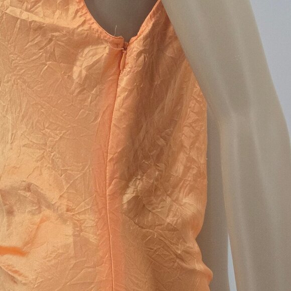 House of Harlow 1960 Peach High Neck Sleeveless Dress, Women's XL - Picture 7 of 13